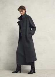 Peckworth Coat With Wool, Grey Multi, hi-res
