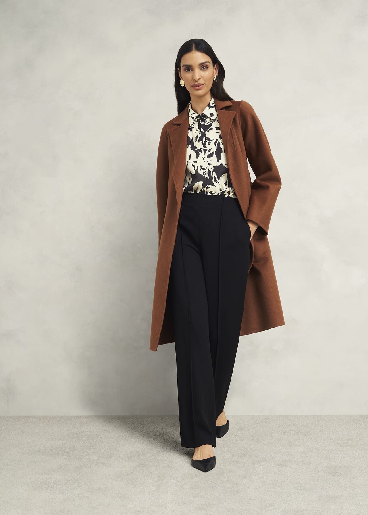 Askham Shirt, Black Cream, hi-res