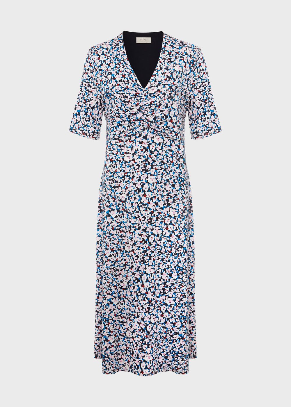 Petite Frankie Dress, Navy Multi, hi-res