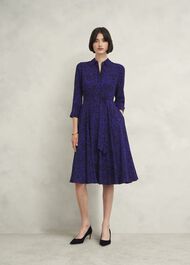 Lainey Dress, Navy Blue, hi-res