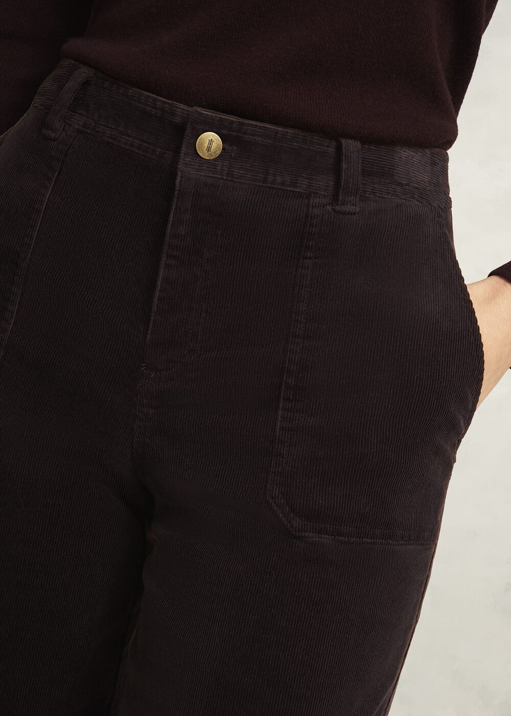 Kendall Pants, Deep Brown, hi-res