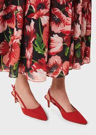 Melissa Slingback, Wildflower Red, hi-res