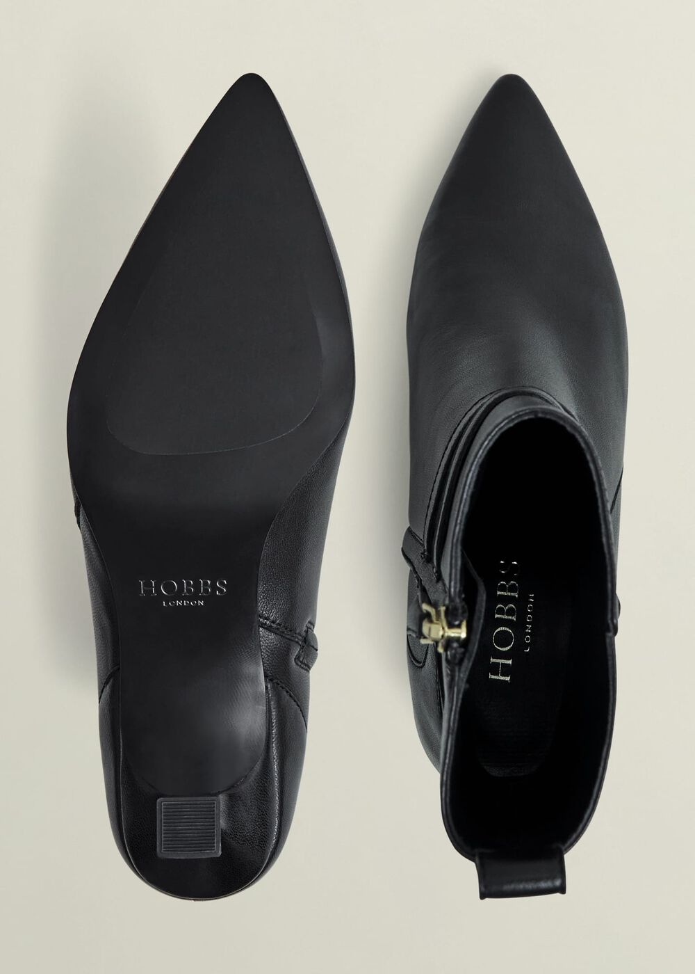 Loretta Heeled Boots, Black, hi-res