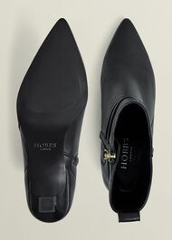 Loretta Heeled Boots, Black, hi-res