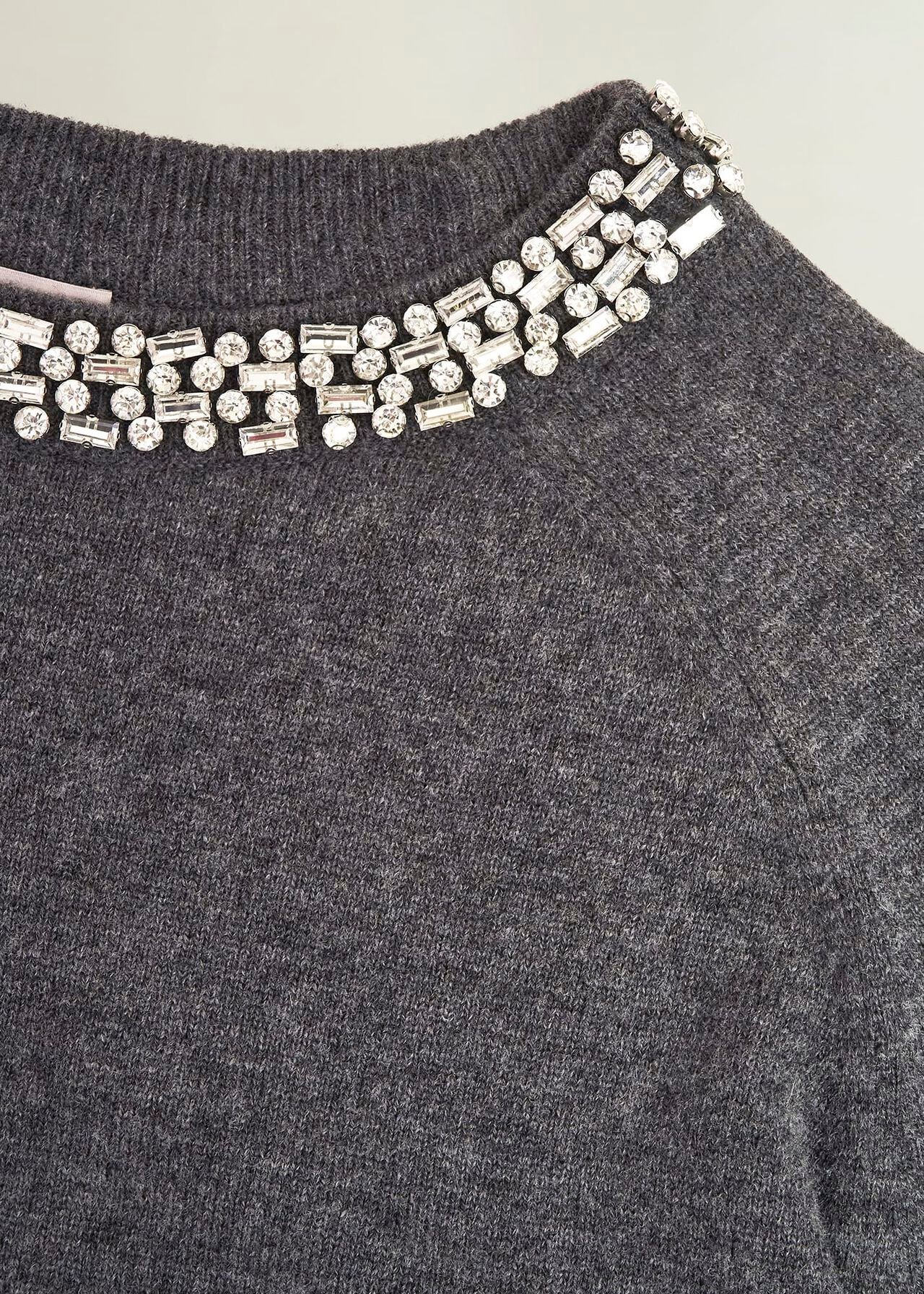 Sherry Jumper With Cashmere, Charcoal Grey, hi-res