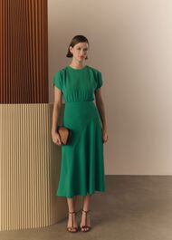 Hampton Dress, Viridian Green, hi-res