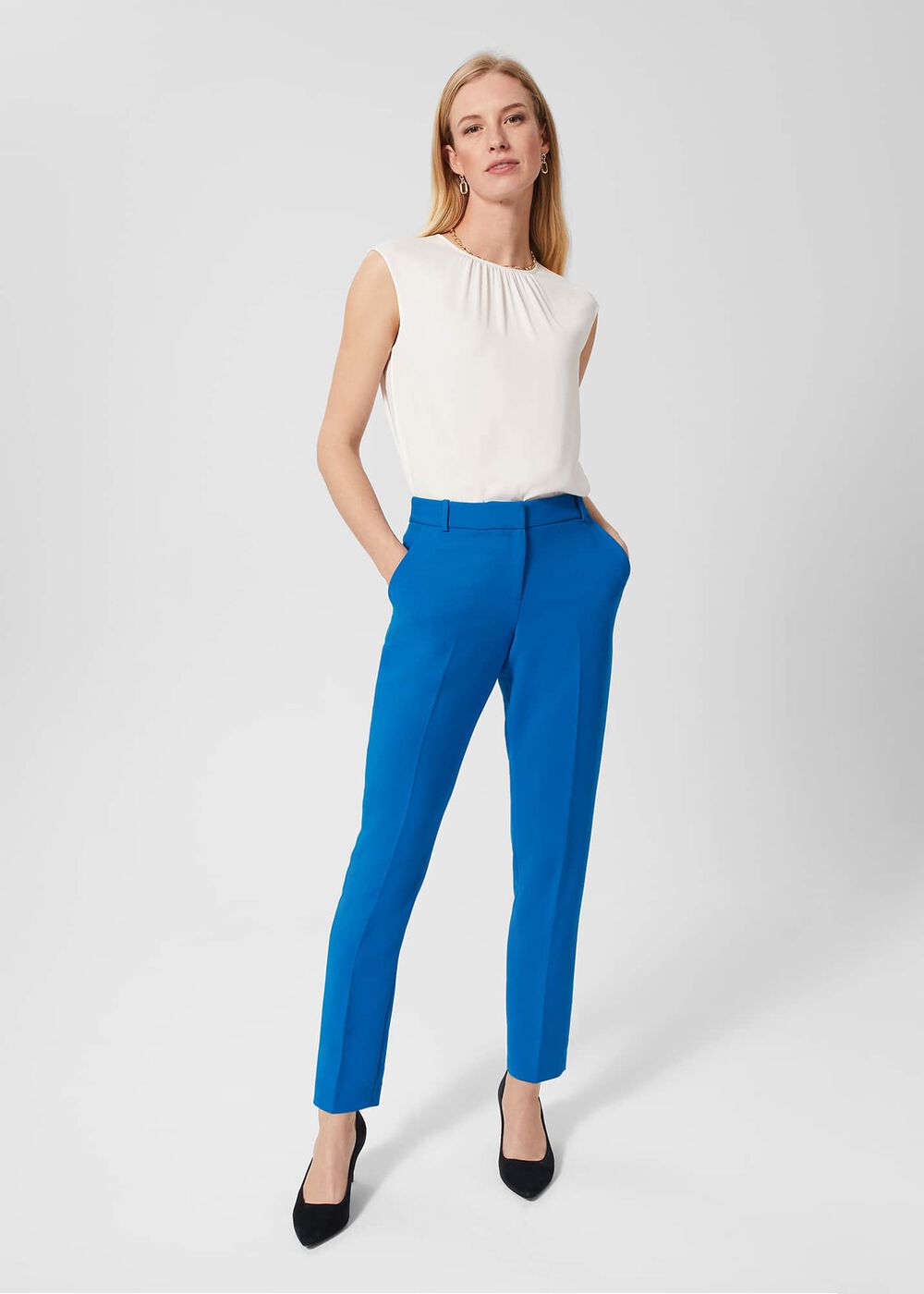 Petite Suki Trousers, Imperial Blue, hi-res