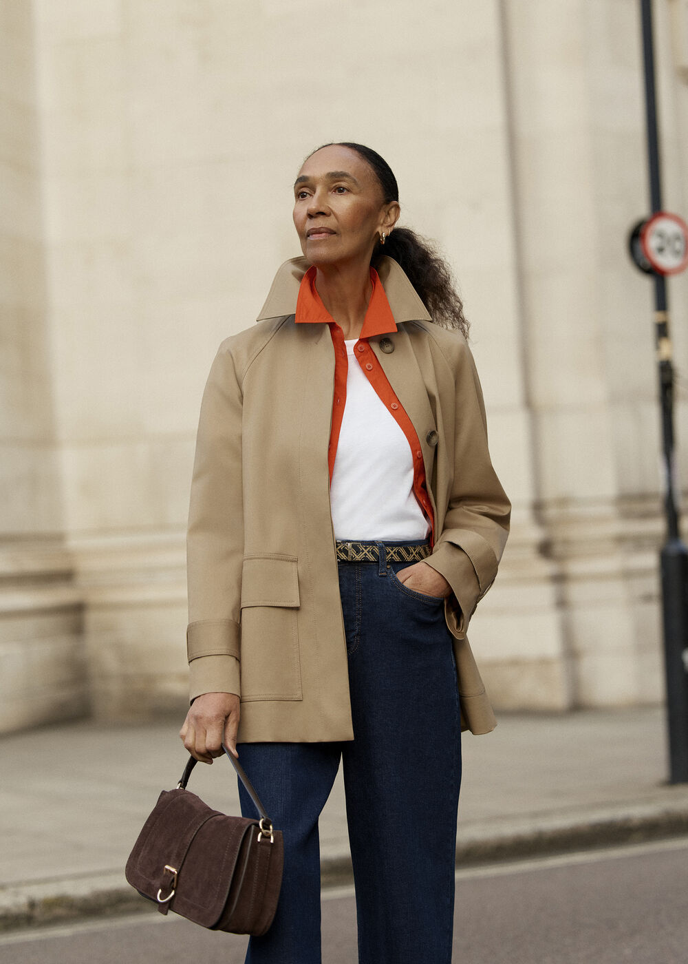 Callie Car Shower Resistant Coat, Fawn Beige, hi-res