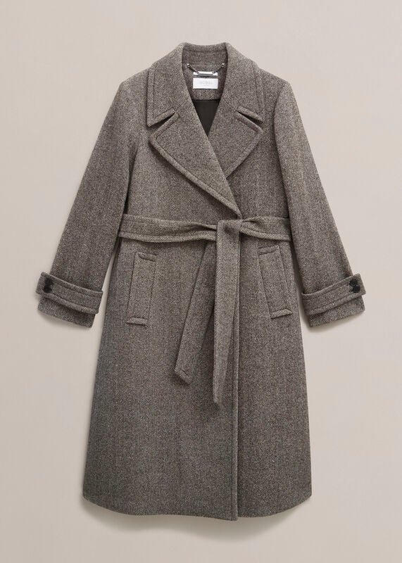 Prisha Wool Blend Coat