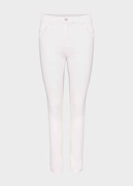 Marianne Denim 7/8 Jeans With Stretch, White, hi-res