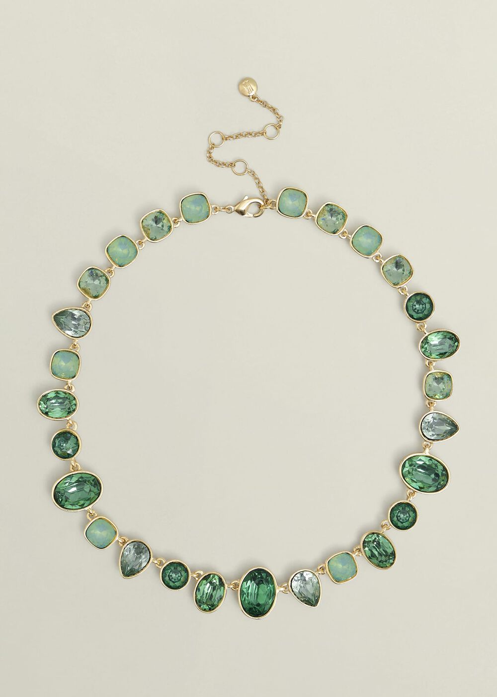 Indira Necklace, Green, hi-res