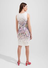 Petite Fiona Dress, Ivory Multi, hi-res
