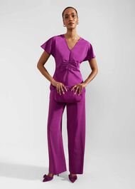 Venetia Trouser, Magenta Purple, hi-res