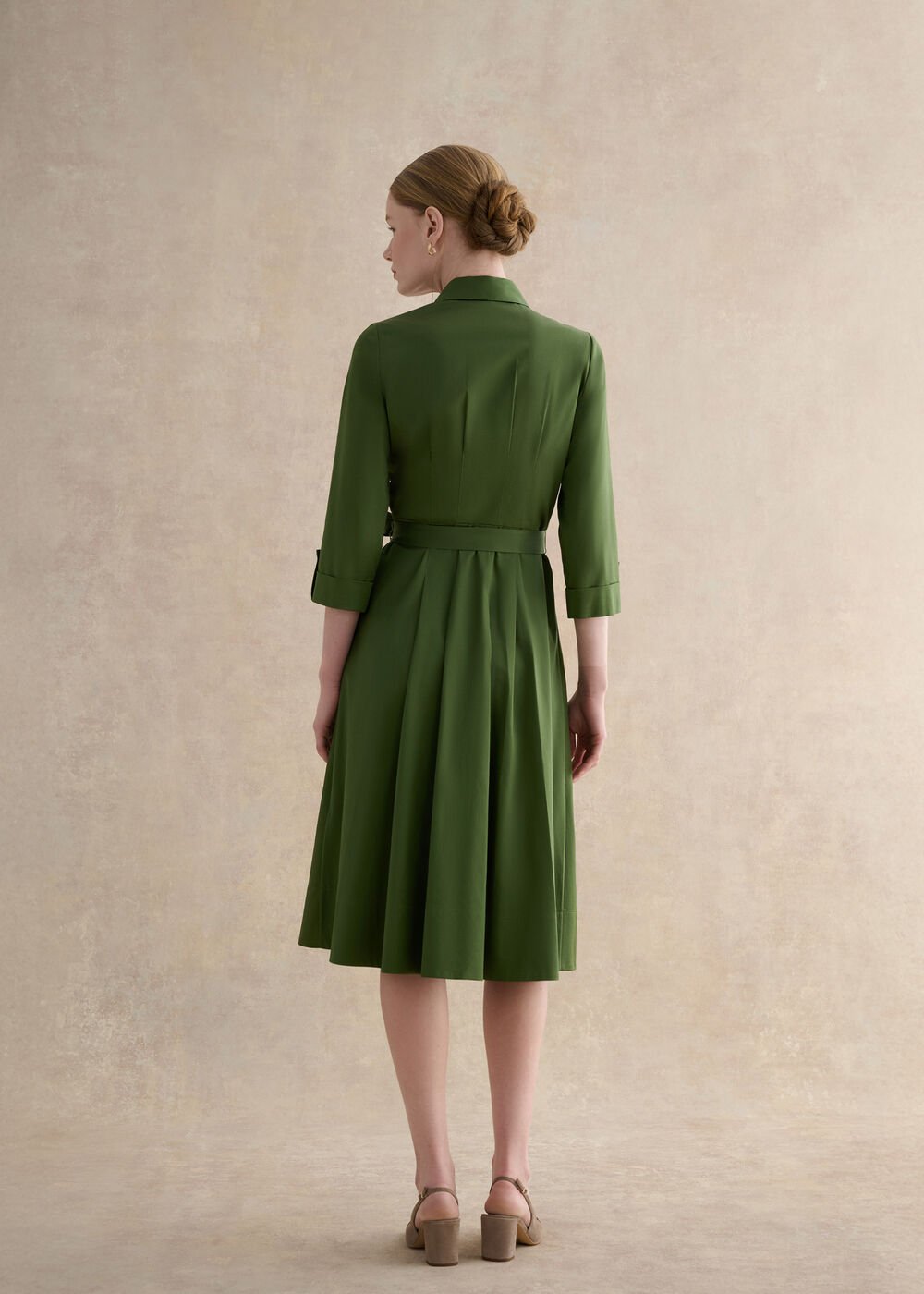 Petite Brigitta Dress, Pine Green, hi-res