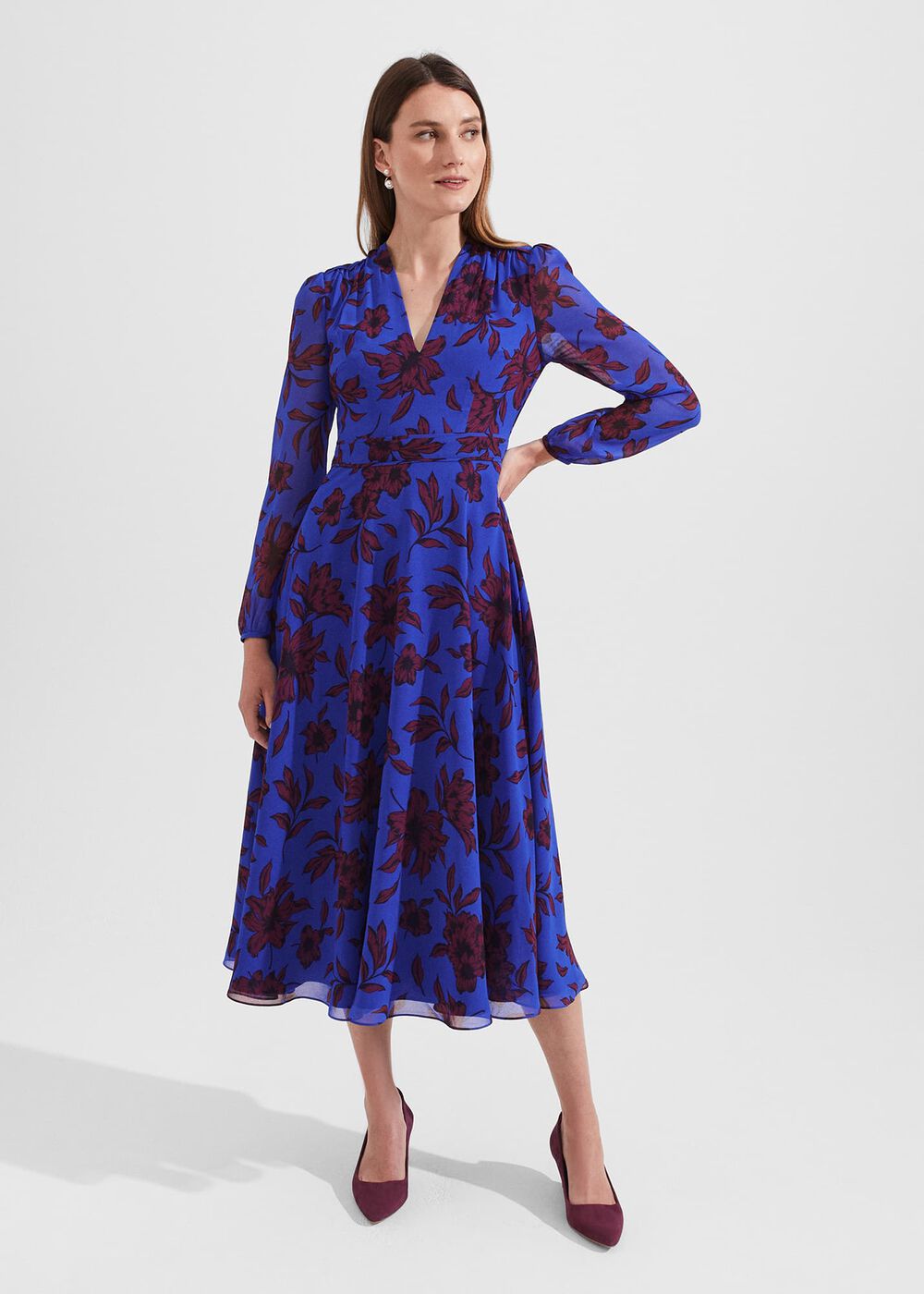 Esther Pumps, Deep Purple, hi-res