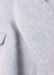 Maeve Linen Jacket, Pale Blue, hi-res