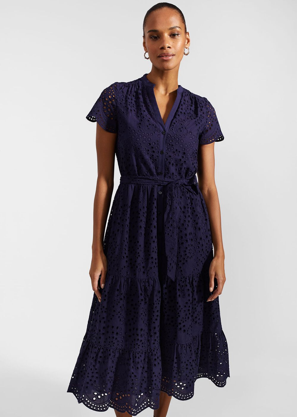 Petite Rhianne Dress, True Navy, hi-res
