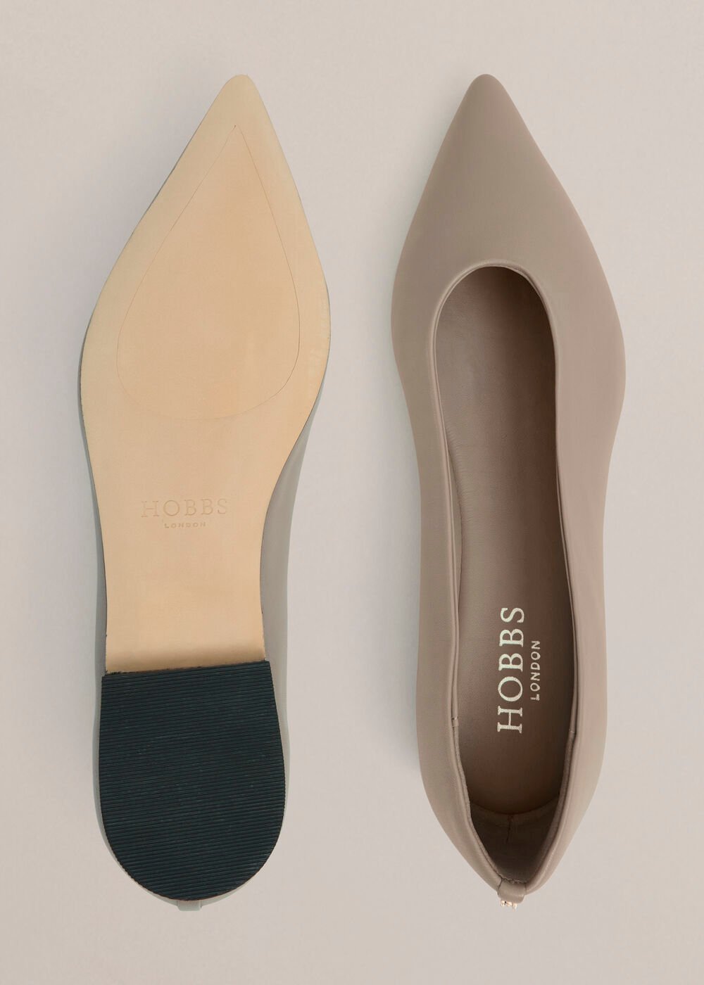 Valentina Ballet Flats, Mushroom, hi-res