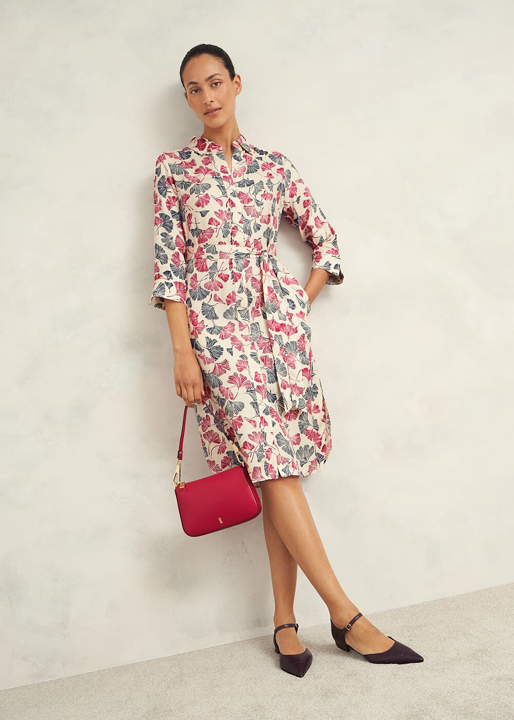 Petite Francis Dress, Cream Multi, hi-res