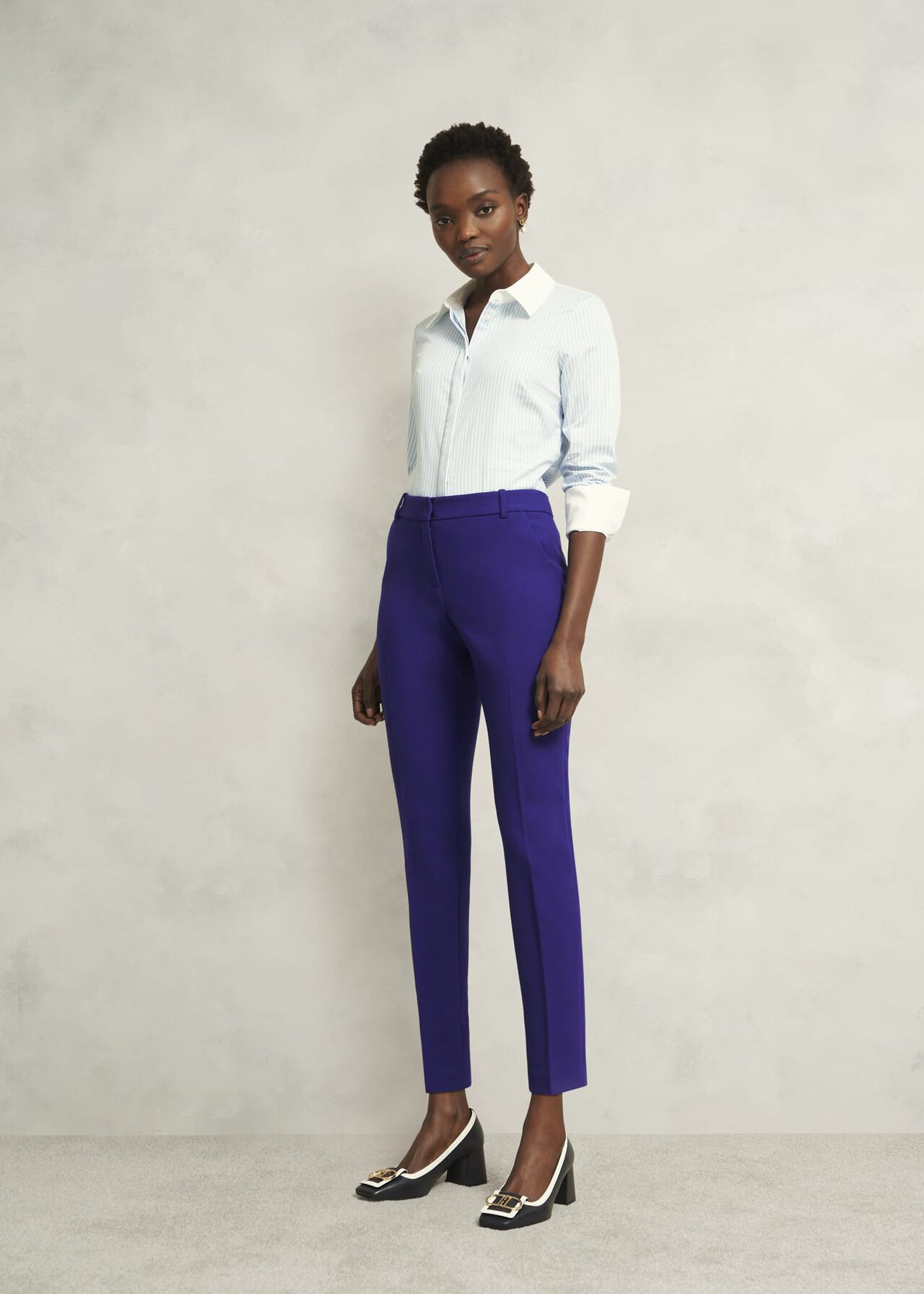 Katia Tapered Trousers, Cobalt Blue, hi-res
