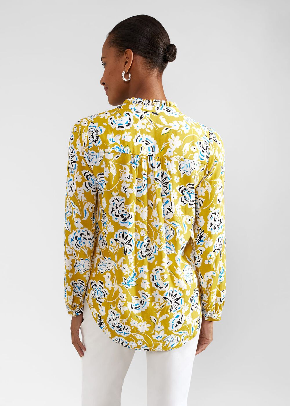 Shona Blouse, Yellow Multi, hi-res