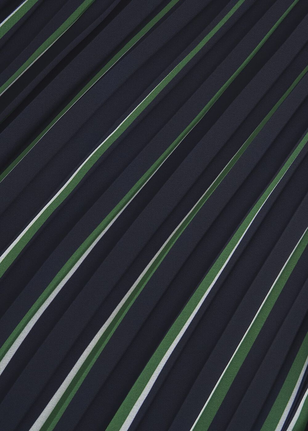 Vida Pleated Skirt, Navy Green, hi-res