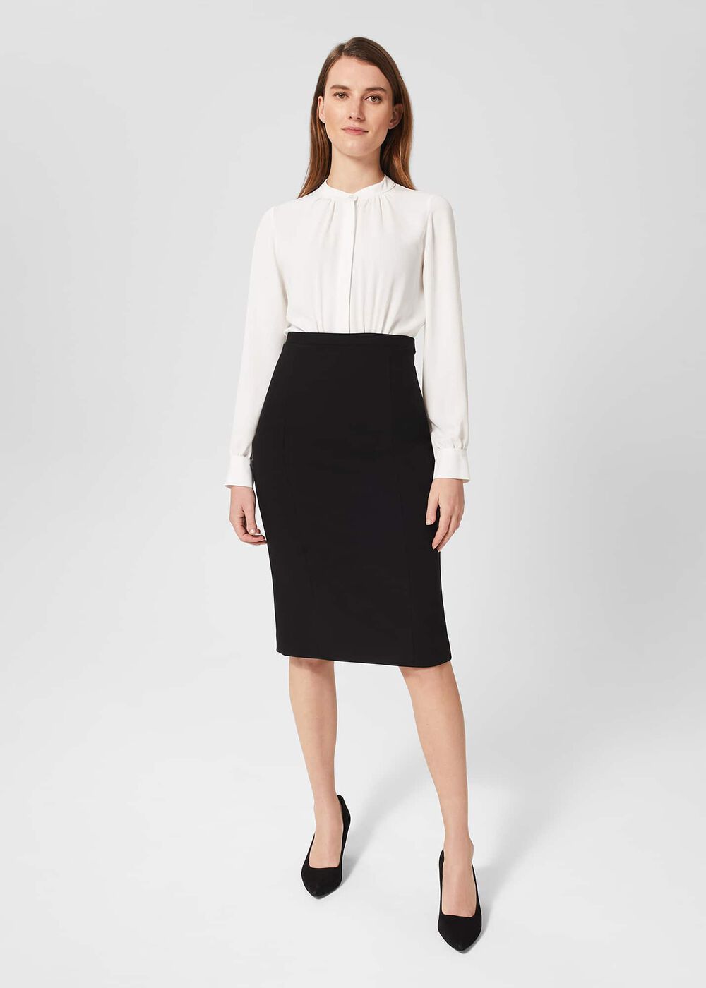 Bella Dress, Ivory Black, hi-res