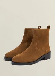 Georgie Ankle Boots, Tan, hi-res