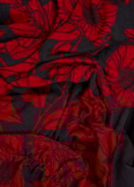 Julietta Jersey Dress, Black Red, hi-res