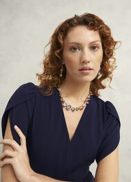 Indira Earrings, Pink Multi, hi-res