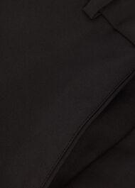 Petite Quin Tapered Pants With Stretch, Black, hi-res