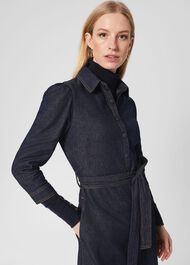Coco Denim Dress, Indigo, hi-res