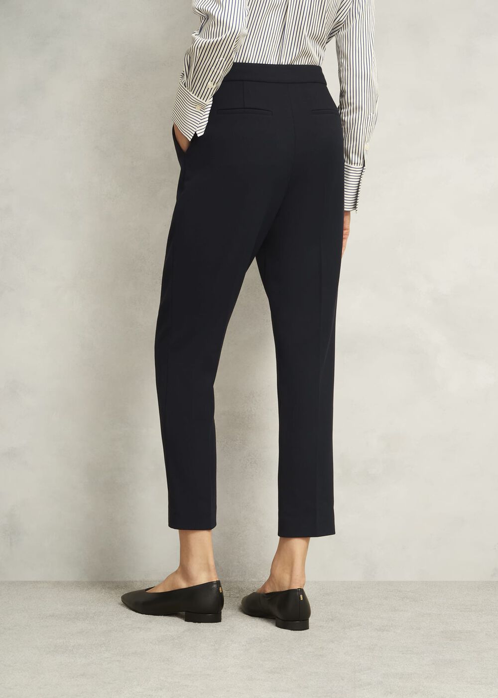 Petite Ivy Slim Pants, Navy, hi-res