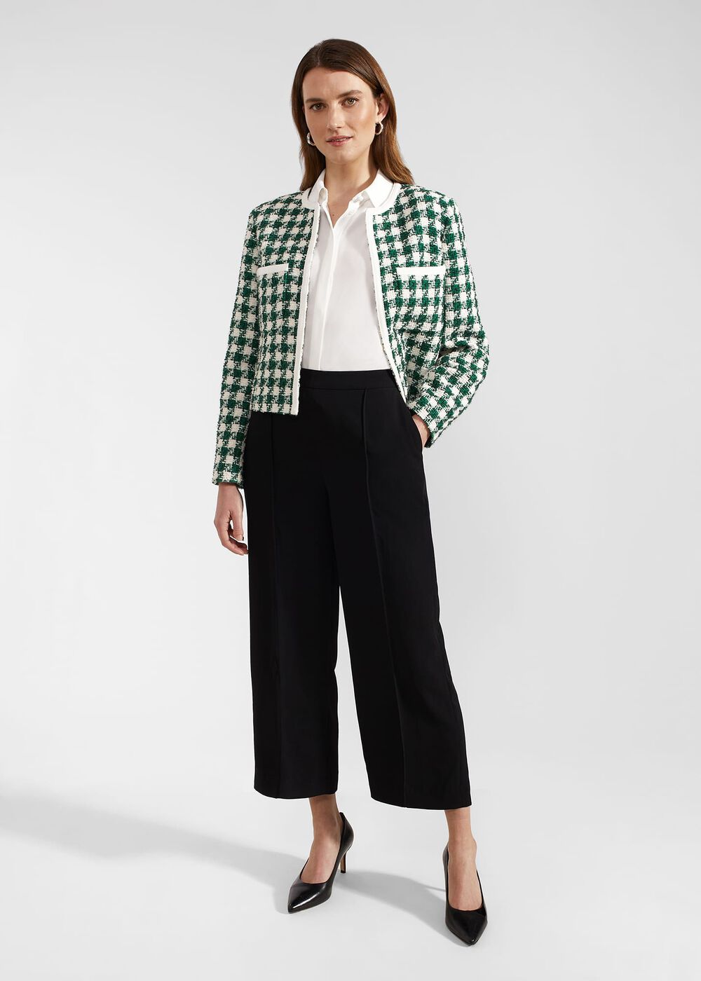 Tabatha Cropped Trousers, Black, hi-res