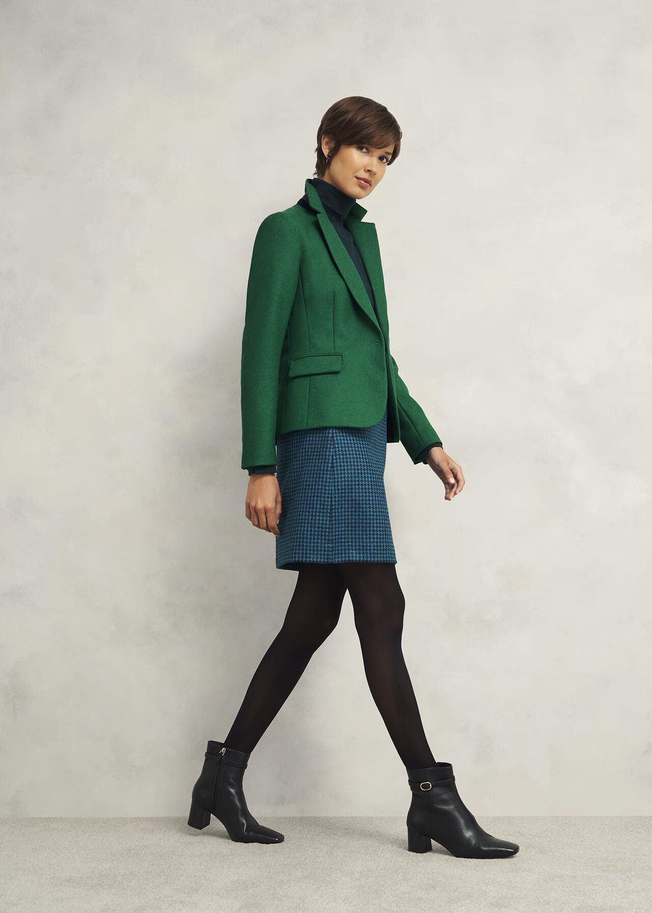 Petite Blake Wool Jacket, Agate Green, hi-res