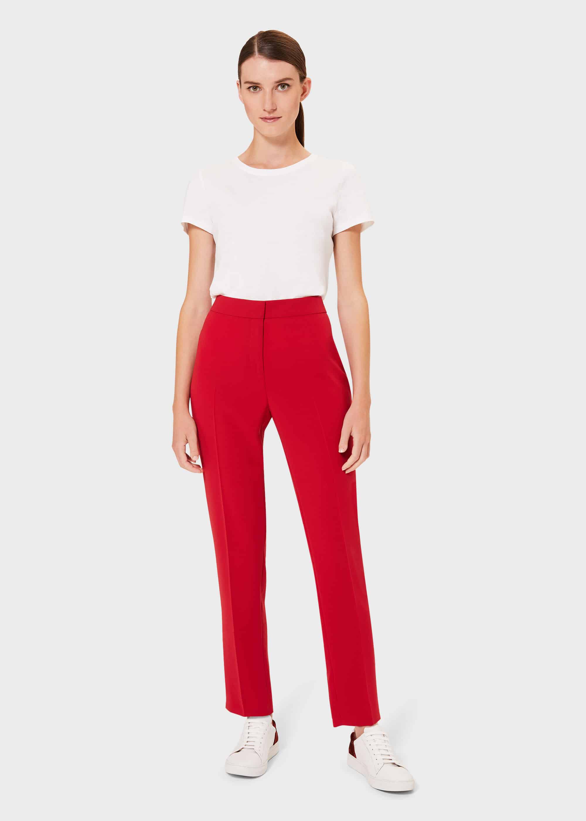 WOMEN COTTON TAPERED FIT TROUSERS – DIGITALSHOPEE.IN