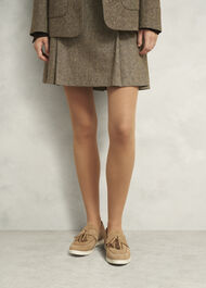 20-Denier Opaque Nude Tights, Nude, hi-res