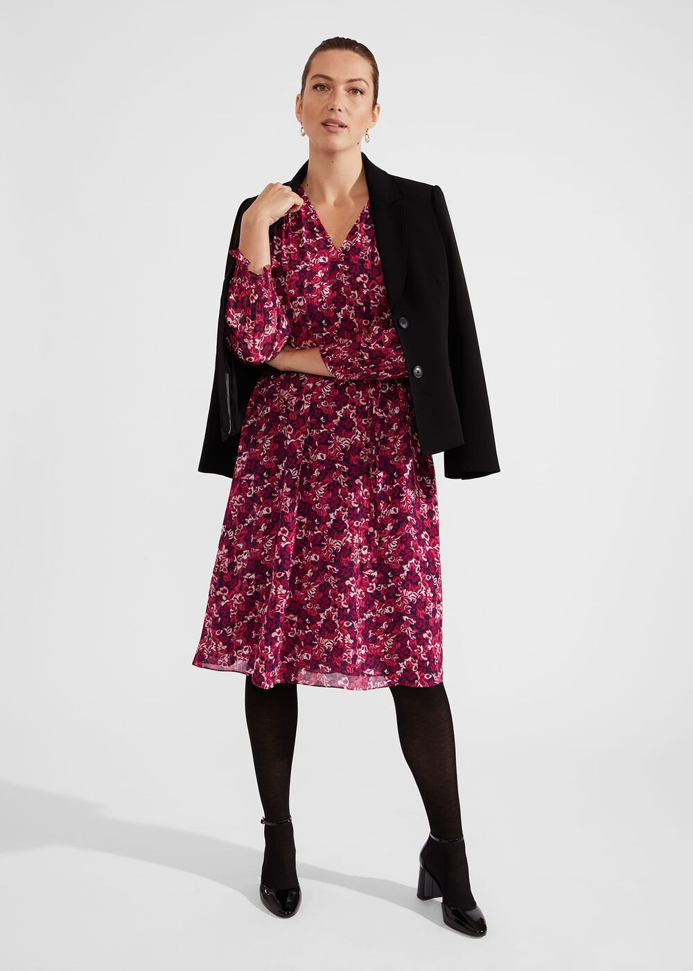 Elaina Dress, Purple Multi, hi-res