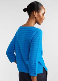 Nellie Cotton Sweater, Celadon Blue, hi-res