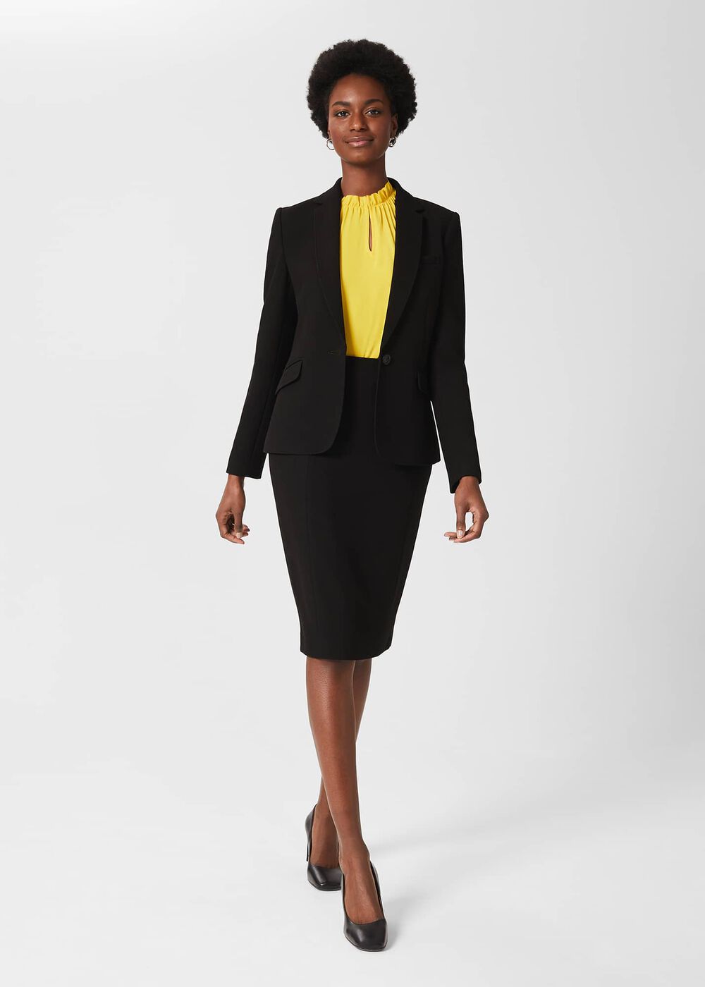 Petite Ophelia Jacket With Stretch, Black, hi-res