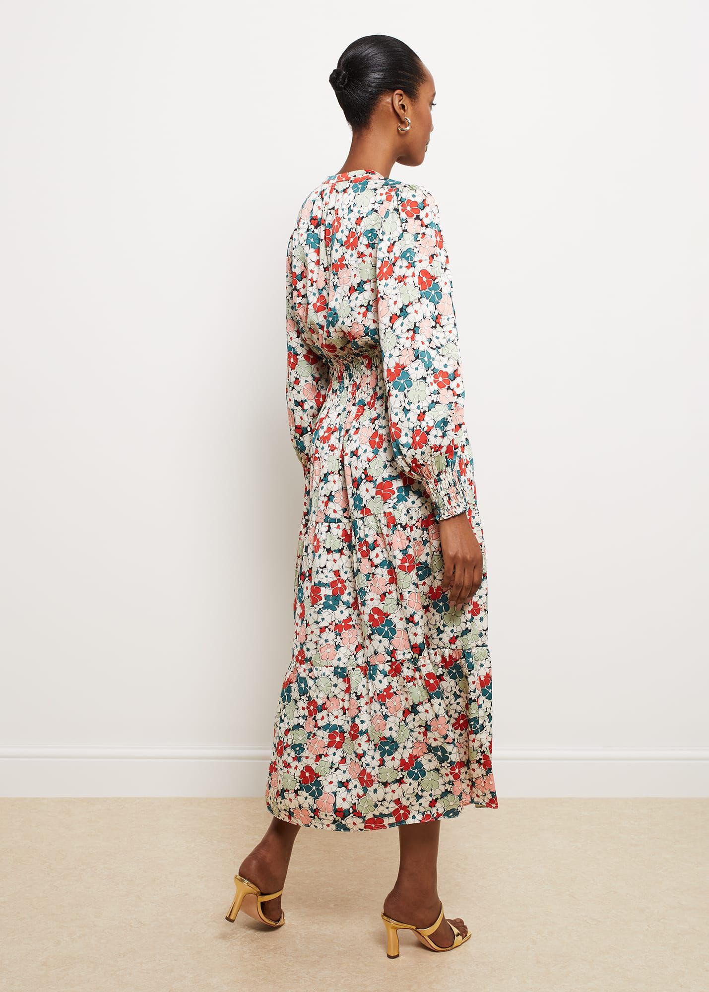 Fairfax Floral Fit And Flare Dress