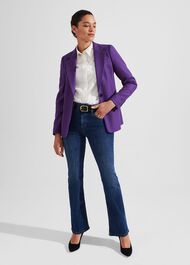 Jess Wool Jacket, Indigo Purple, hi-res