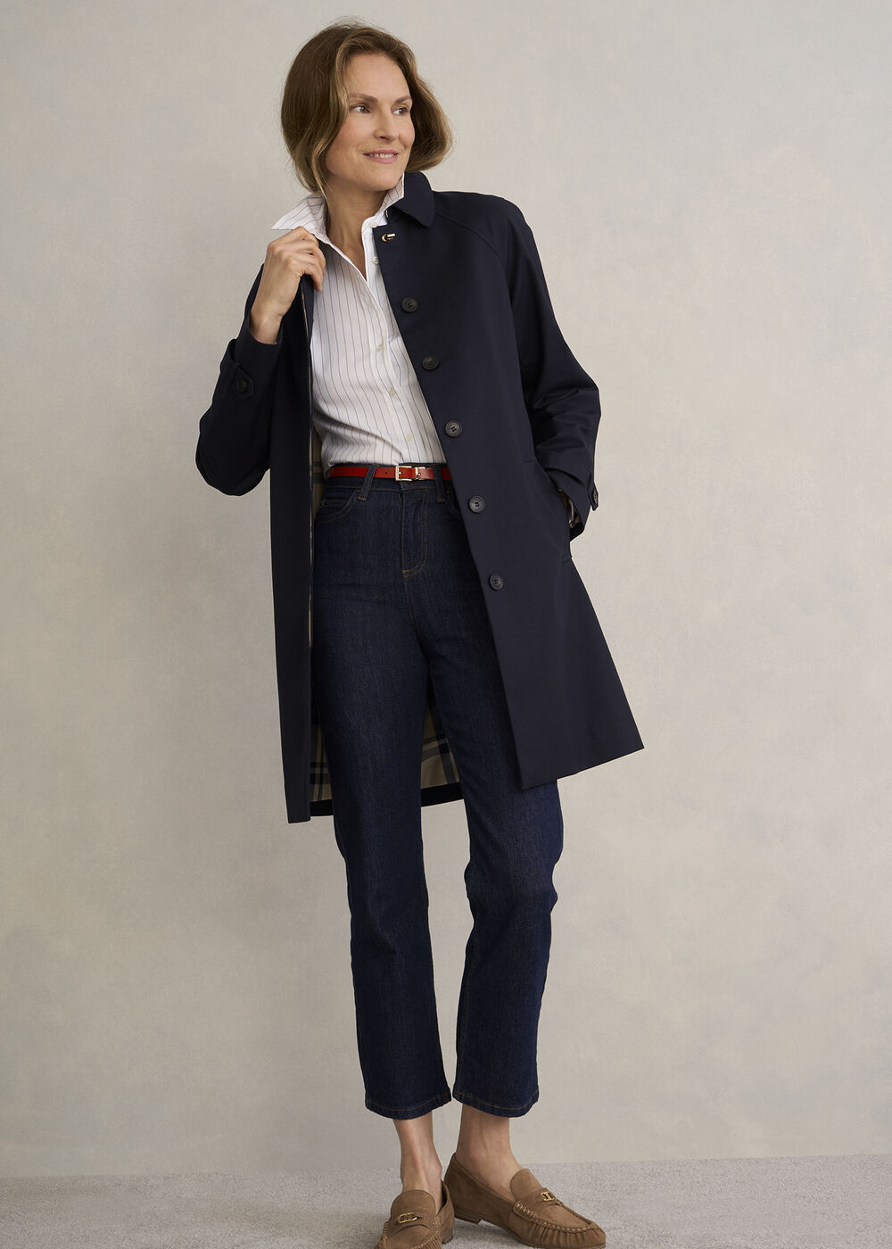 Pauline Skinny Belt, Tan Pepper Red, hi-res