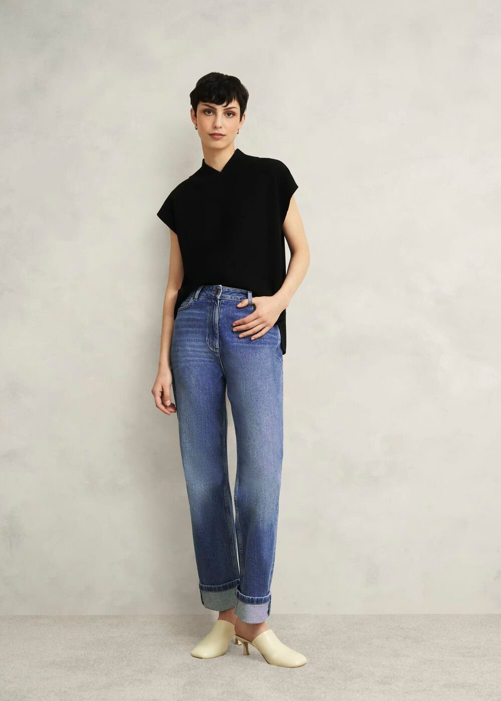 Bowood Straight Jeans, Mid Wash, hi-res