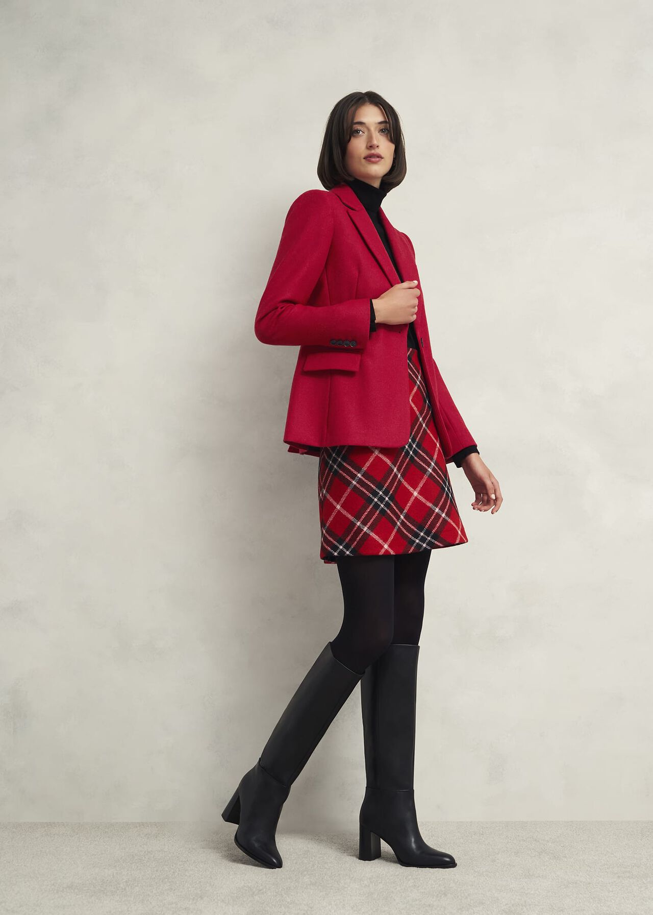Jess Wool Jacket, Pomegranate Red, hi-res