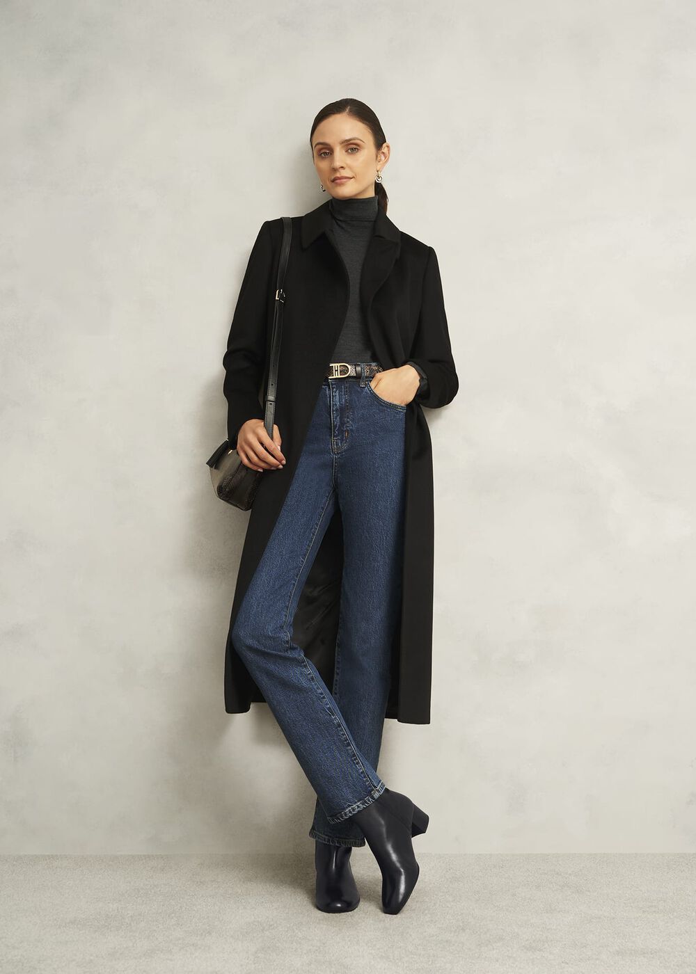 Evelyn Ankle Boots, Black, hi-res