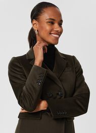 Elva Wool Coat, Dark Olive, hi-res
