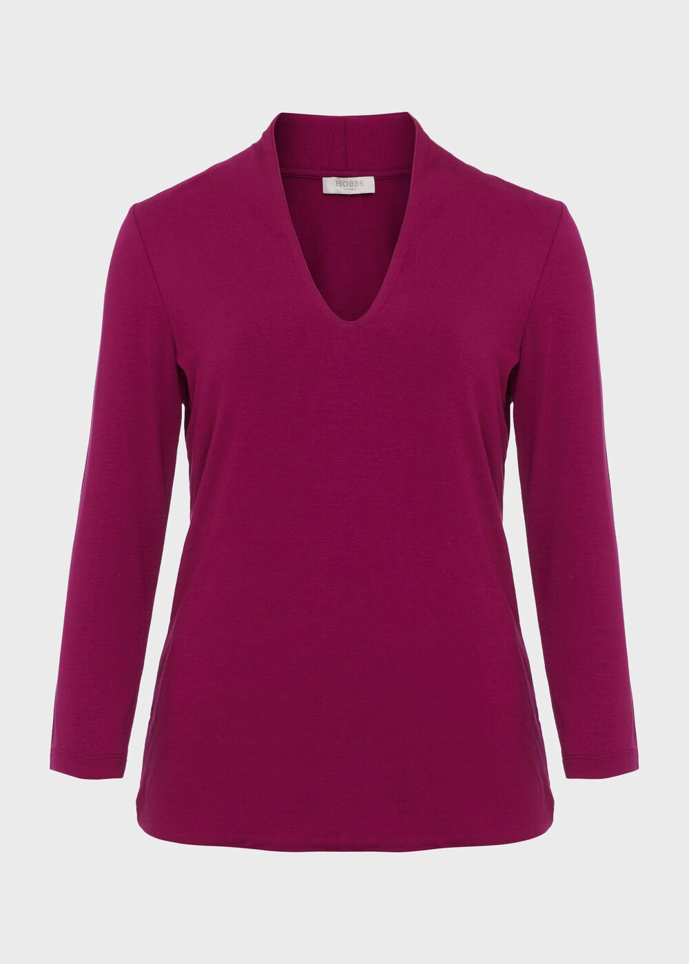 Aimee Plain Top, Bramble, hi-res