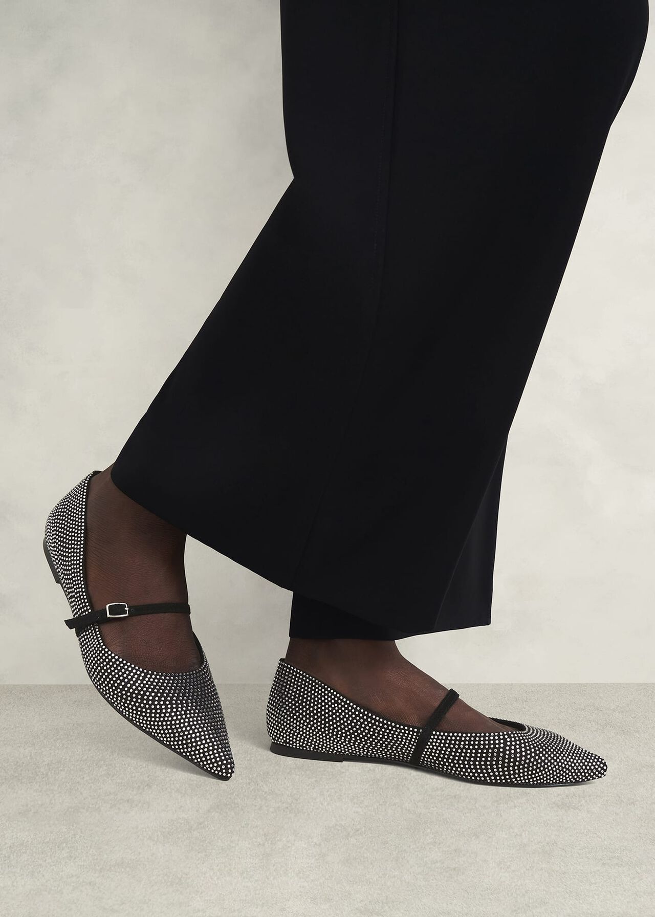 Sabina Jewelled Mary Janes, Silver, hi-res
