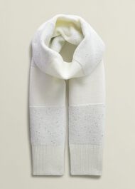 Hayley Scarf, Ivory, hi-res